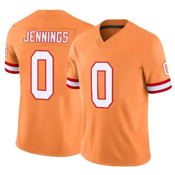 ＃0 Youth Deion Jennings Orange Limited Tampa Bay Buccaneers Vapor F.U.S.E. Jersey