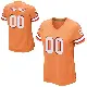 ＃00 Women's Custom Orange Game Tampa Bay Buccaneers Alternate Jersey