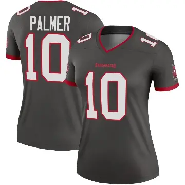 ＃10 Women's Trey Palmer Legend Tampa Bay Buccaneers Pewter Alternate Jersey