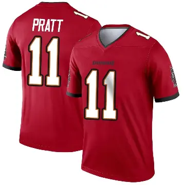 ＃11 Men's Michael Pratt Red Legend Tampa Bay Buccaneers Jersey