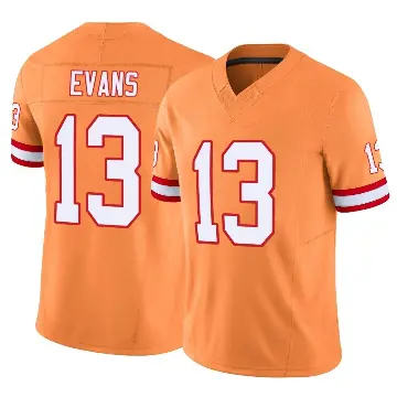 ＃13 Men's Mike Evans Orange Limited Tampa Bay Buccaneers Vapor F.U.S.E. Jersey
