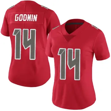 ＃14 Women's Chris Godwin Red Limited Tampa Bay Buccaneers Team Color Vapor Untouchable Jersey