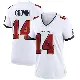 ＃14 Women's Chris Godwin White Game Tampa Bay Buccaneers Jersey
