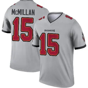 ＃15 Men's Jalen McMillan Gray Legend Tampa Bay Buccaneers Inverted Jersey