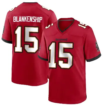 ＃15 Men's Rodrigo Blankenship Red Game Tampa Bay Buccaneers Team Color Jersey