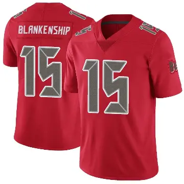 ＃15 Youth Rodrigo Blankenship Red Limited Tampa Bay Buccaneers Color Rush Jersey