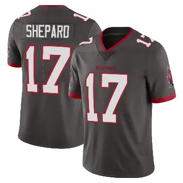 ＃17 Men's Sterling Shepard Limited Tampa Bay Buccaneers Pewter Alternate Vapor Jersey