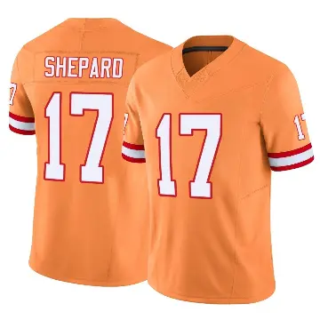 ＃17 Men's Sterling Shepard Orange Limited Tampa Bay Buccaneers Vapor F.U.S.E. Jersey