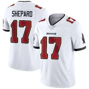 ＃17 Men's Sterling Shepard White Limited Tampa Bay Buccaneers Vapor Untouchable Jersey