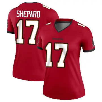 ＃17 Women's Sterling Shepard Red Legend Tampa Bay Buccaneers Jersey