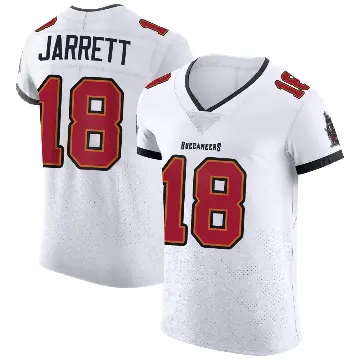 ＃18 Men's Rakim Jarrett White Elite Tampa Bay Buccaneers Vapor Jersey
