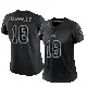 ＃18 Women's Rakim Jarrett Black Limited Tampa Bay Buccaneers Reflective Jersey