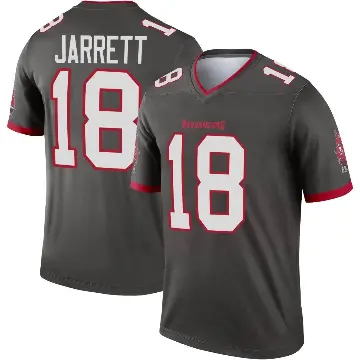 ＃18 Youth Rakim Jarrett Legend Tampa Bay Buccaneers Pewter Alternate Jersey