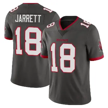 ＃18 Youth Rakim Jarrett Limited Tampa Bay Buccaneers Pewter Alternate Vapor Jersey
