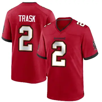 ＃2 Men's Kyle Trask Red Game Tampa Bay Buccaneers Team Color Jersey