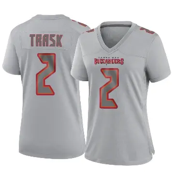 ＃2 Women's Kyle Trask Gray Game Tampa Bay Buccaneers Atmosphere Fashion Jersey