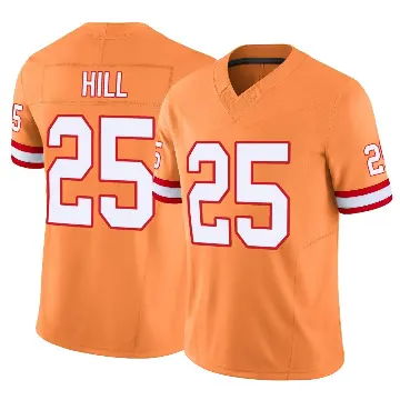 ＃25 Men's Troy Hill Orange Limited Tampa Bay Buccaneers Vapor F.U.S.E. Jersey