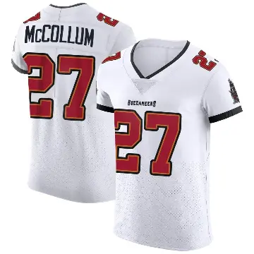 ＃27 Men's Zyon McCollum White Elite Tampa Bay Buccaneers Vapor Jersey