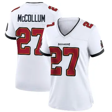 ＃27 Women's Zyon McCollum White Game Tampa Bay Buccaneers Jersey