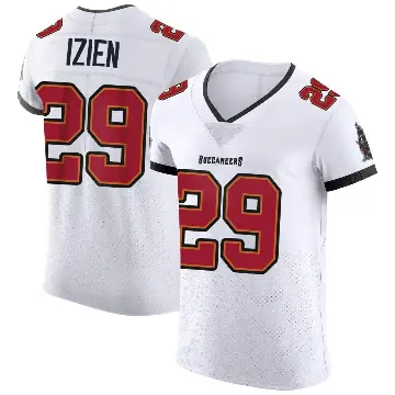 ＃29 Men's Christian Izien White Elite Tampa Bay Buccaneers Vapor Jersey
