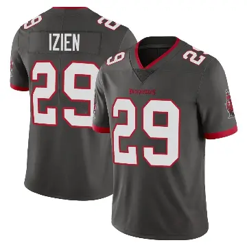 ＃29 Youth Christian Izien Limited Tampa Bay Buccaneers Pewter Alternate Vapor Jersey
