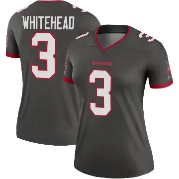 ＃3 Women's Jordan Whitehead Legend Tampa Bay Buccaneers Pewter Alternate Jersey