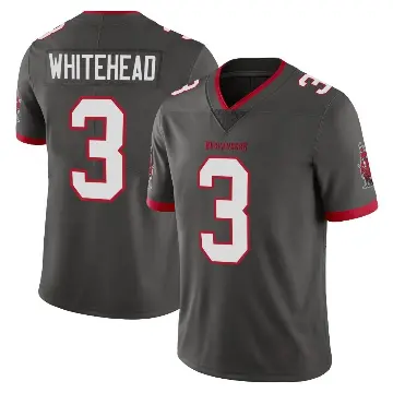＃3 Youth Jordan Whitehead Limited Tampa Bay Buccaneers Pewter Alternate Vapor Jersey