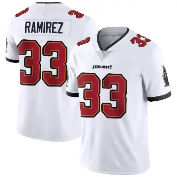 ＃33 Youth Jose Ramirez White Limited Tampa Bay Buccaneers Vapor Untouchable Jersey