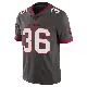 ＃36 Men's Ryan Neal Limited Tampa Bay Buccaneers Pewter Alternate Vapor Jersey