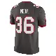 ＃36 Men's Ryan Neal Limited Tampa Bay Buccaneers Pewter Alternate Vapor Jersey
