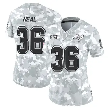 ＃36 Women's Ryan Neal Arctic Camo Limited Tampa Bay Buccaneers 2024 Salute to Service Jersey