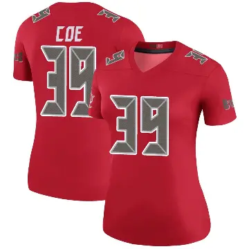 ＃39 Women's Ryan Coe Red Legend Tampa Bay Buccaneers Color Rush Jersey