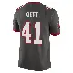 ＃41 Men's Ko Kieft Limited Tampa Bay Buccaneers Pewter Alternate Vapor Jersey