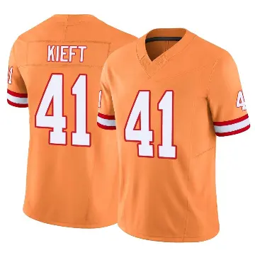 ＃41 Youth Ko Kieft Orange Limited Tampa Bay Buccaneers Vapor F.U.S.E. Jersey