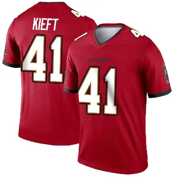 ＃41 Youth Ko Kieft Red Legend Tampa Bay Buccaneers Jersey