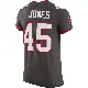 ＃45 Men's Deion Jones Elite Tampa Bay Buccaneers Pewter Alternate Vapor Jersey