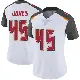 ＃45 Women's Deion Jones White Limited Tampa Bay Buccaneers Vapor Untouchable Jersey