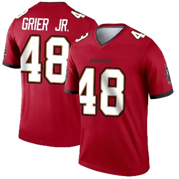 ＃48 Youth Antonio Grier Jr. Red Legend Tampa Bay Buccaneers Jersey