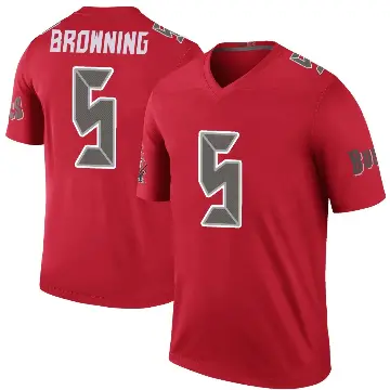 ＃5 Men's Jack Browning Red Legend Tampa Bay Buccaneers Color Rush Jersey