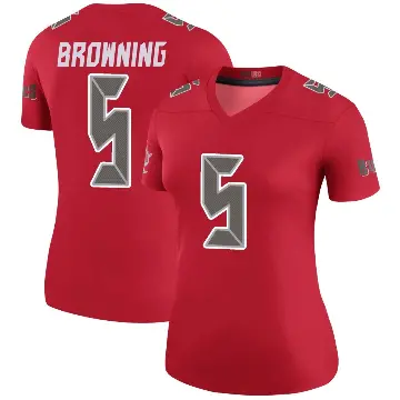 ＃5 Women's Jack Browning Red Legend Tampa Bay Buccaneers Color Rush Jersey