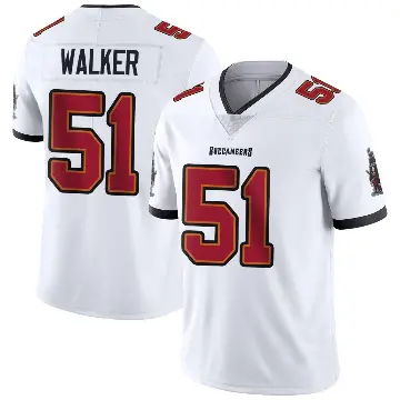 ＃51 Youth David Walker White Limited Tampa Bay Buccaneers Vapor Untouchable Jersey