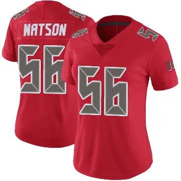 ＃56 Women's Desmond Watson Red Limited Tampa Bay Buccaneers Color Rush Jersey