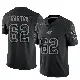 ＃62 Men's Graham Barton Black Limited Tampa Bay Buccaneers Reflective Jersey