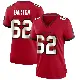 ＃62 Women's Graham Barton Red Game Tampa Bay Buccaneers Team Color Jersey