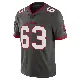 ＃63 Men's Lee Roy Selmon Limited Tampa Bay Buccaneers Pewter Alternate Vapor Jersey