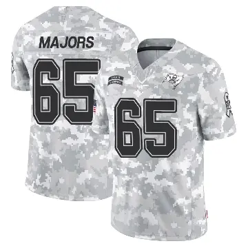 ＃65 Men's Jake Majors Arctic Camo Limited Tampa Bay Buccaneers 2024 Salute to Service Jersey