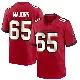 ＃65 Men's Jake Majors Red Game Tampa Bay Buccaneers Team Color Jersey