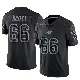 ＃66 Men's Ben Scott Black Limited Tampa Bay Buccaneers Reflective Jersey