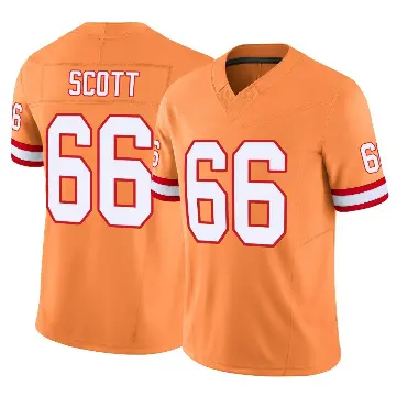 ＃66 Youth Ben Scott Orange Limited Tampa Bay Buccaneers Vapor F.U.S.E. Jersey