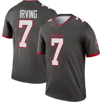 ＃7 Men's Bucky Irving Legend Tampa Bay Buccaneers Pewter Alternate Jersey